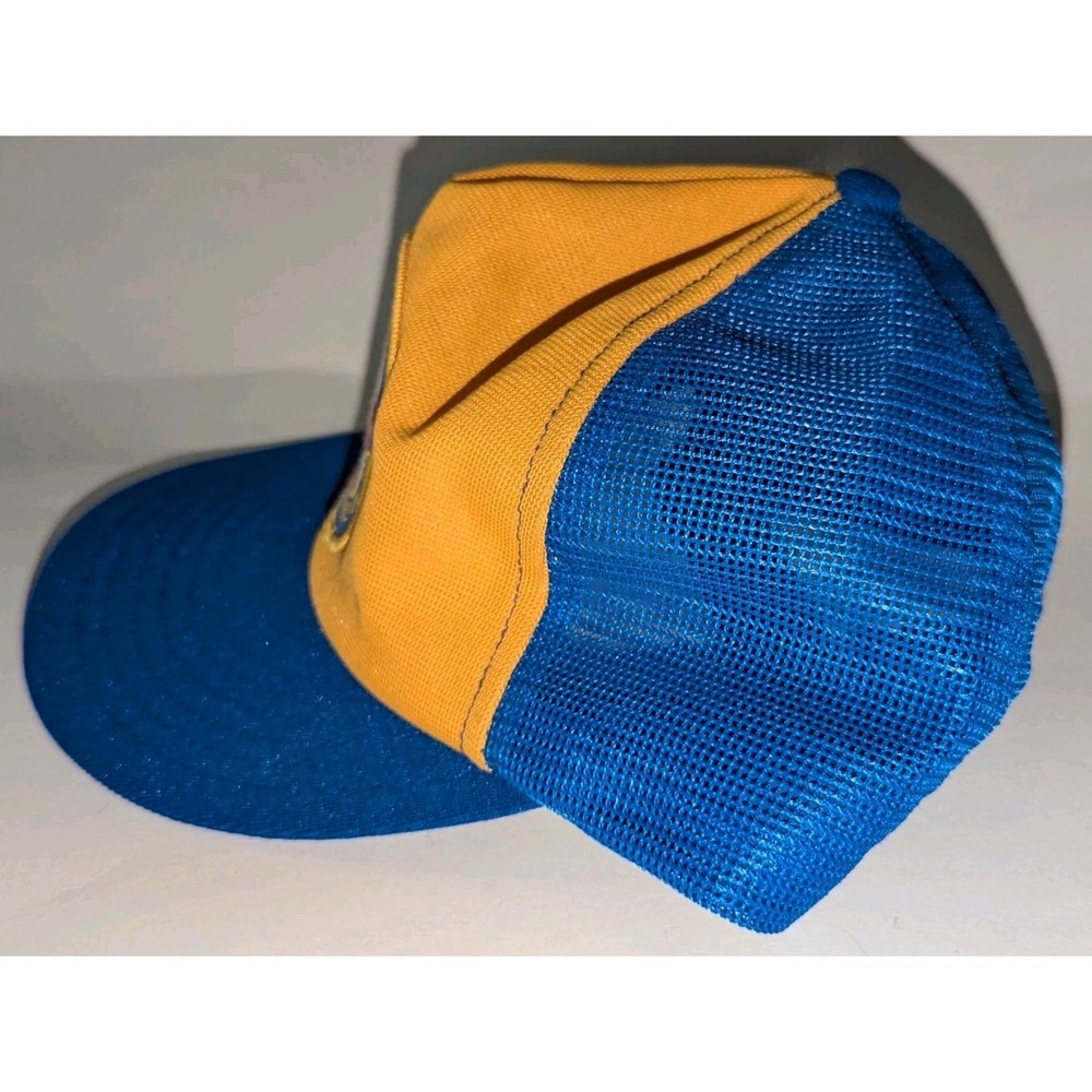 LOCAL 919 MCB CAMP PENDLETON CA SNAPBACK HAT CAP VINTAGE NAMARK RARE BLUE YELLOW - Picture 3 of 10